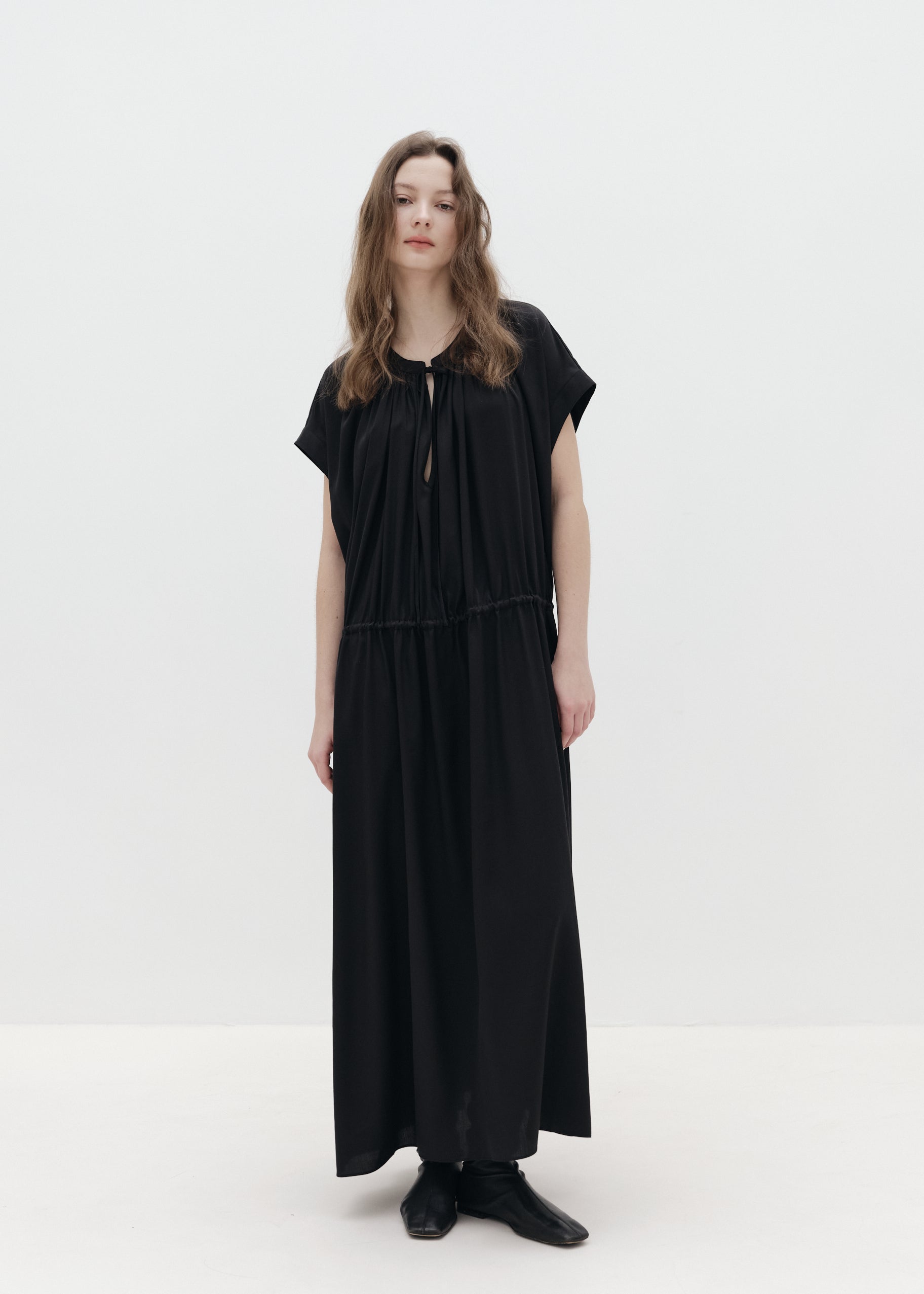 Drawstring Tie Dress
