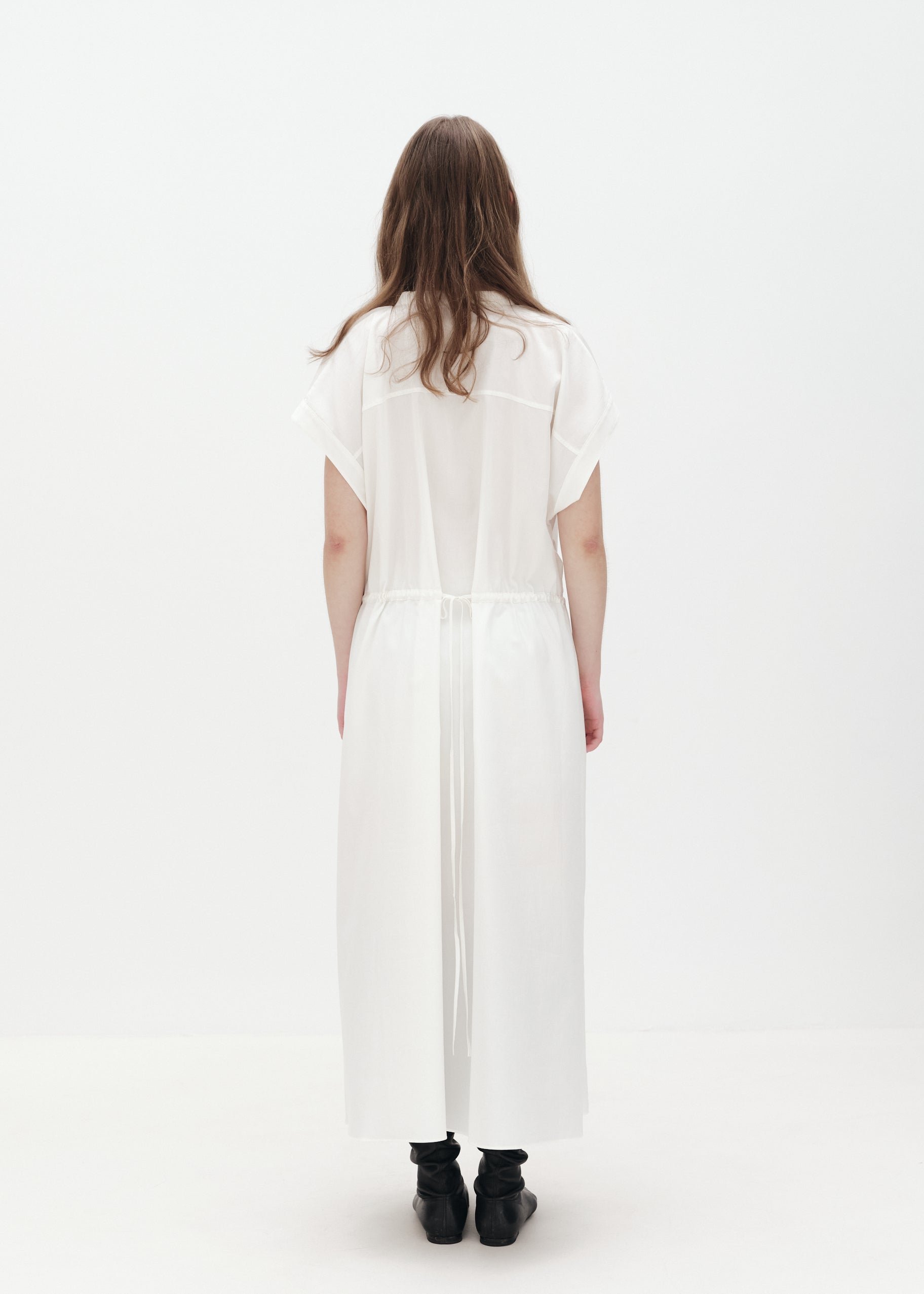 Drawstring Tie Dress