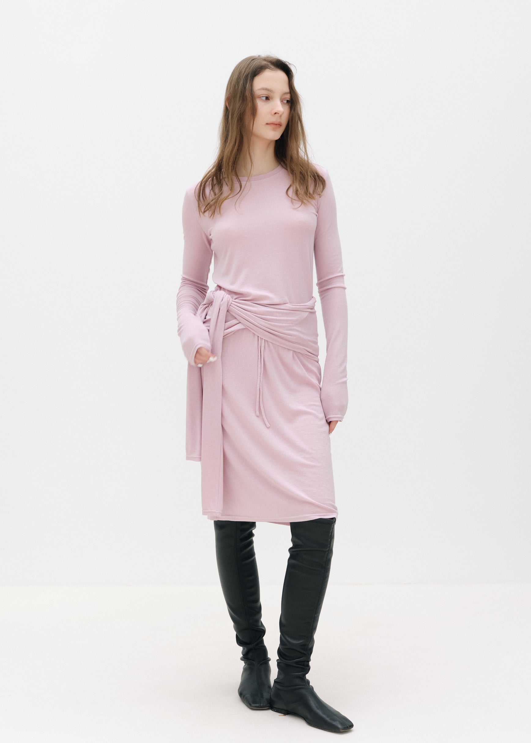 Lyocell-Wool Mini Skirt