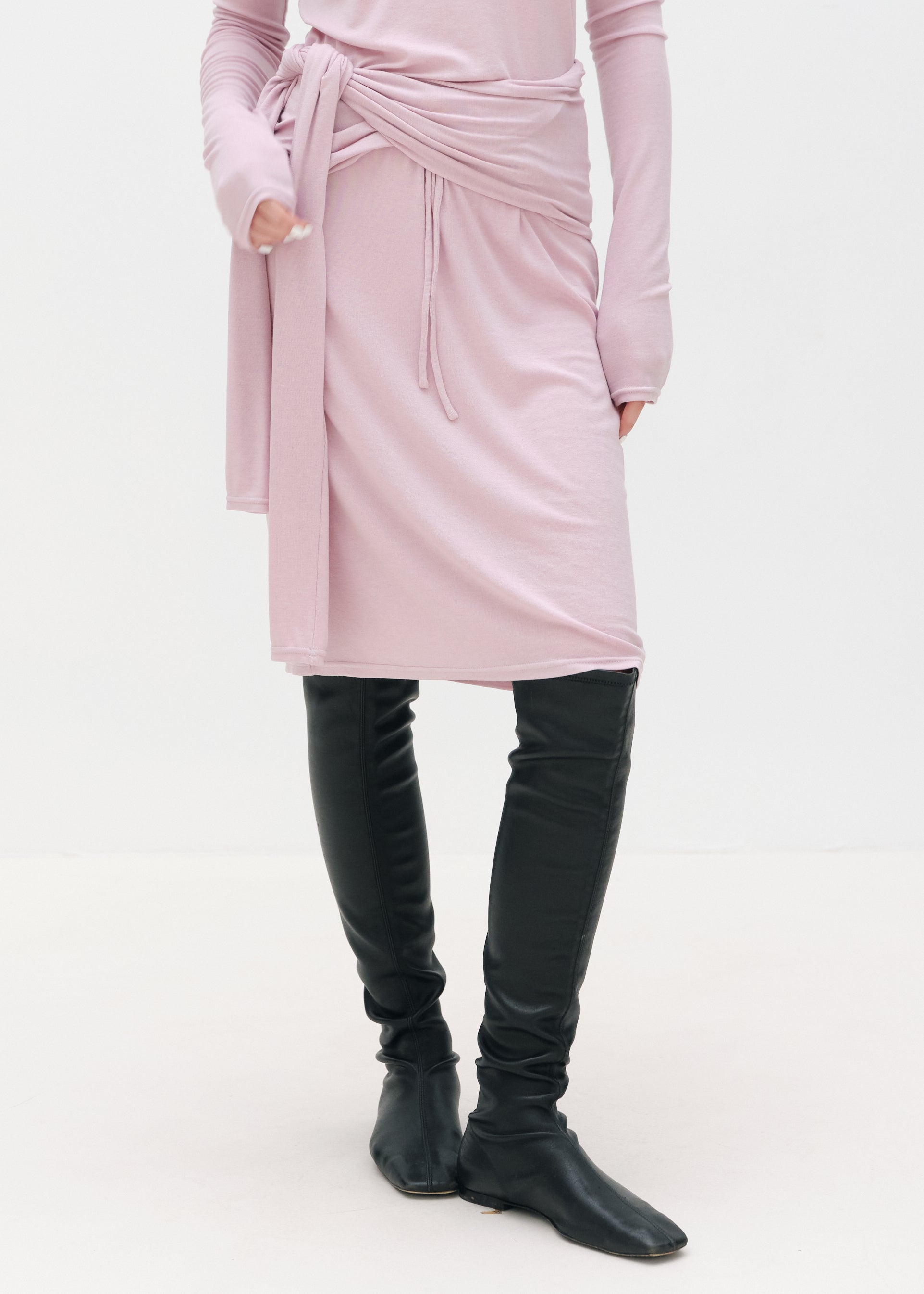 Lyocell-Wool Mini Skirt