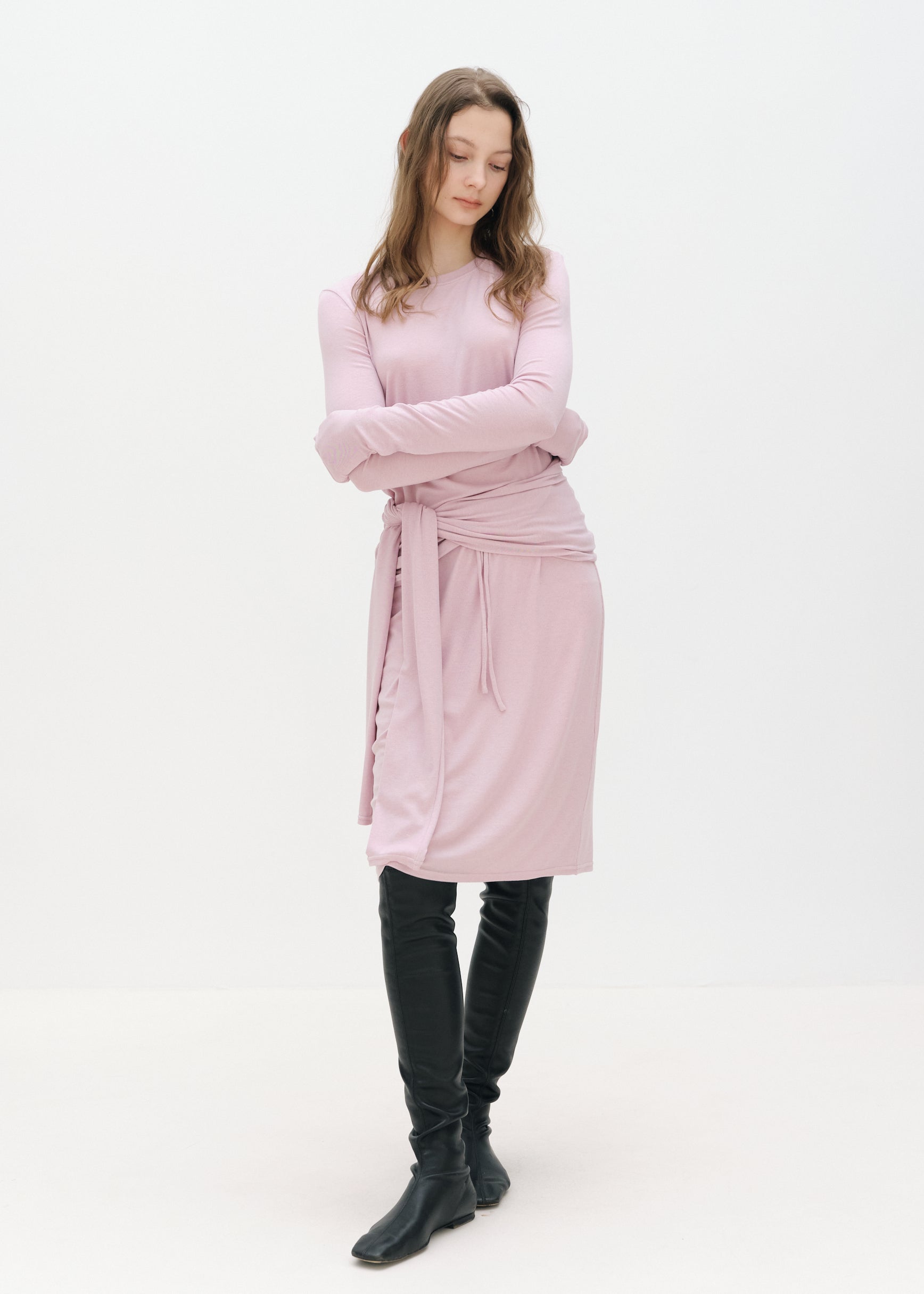 Lyocell-Wool Mini Skirt