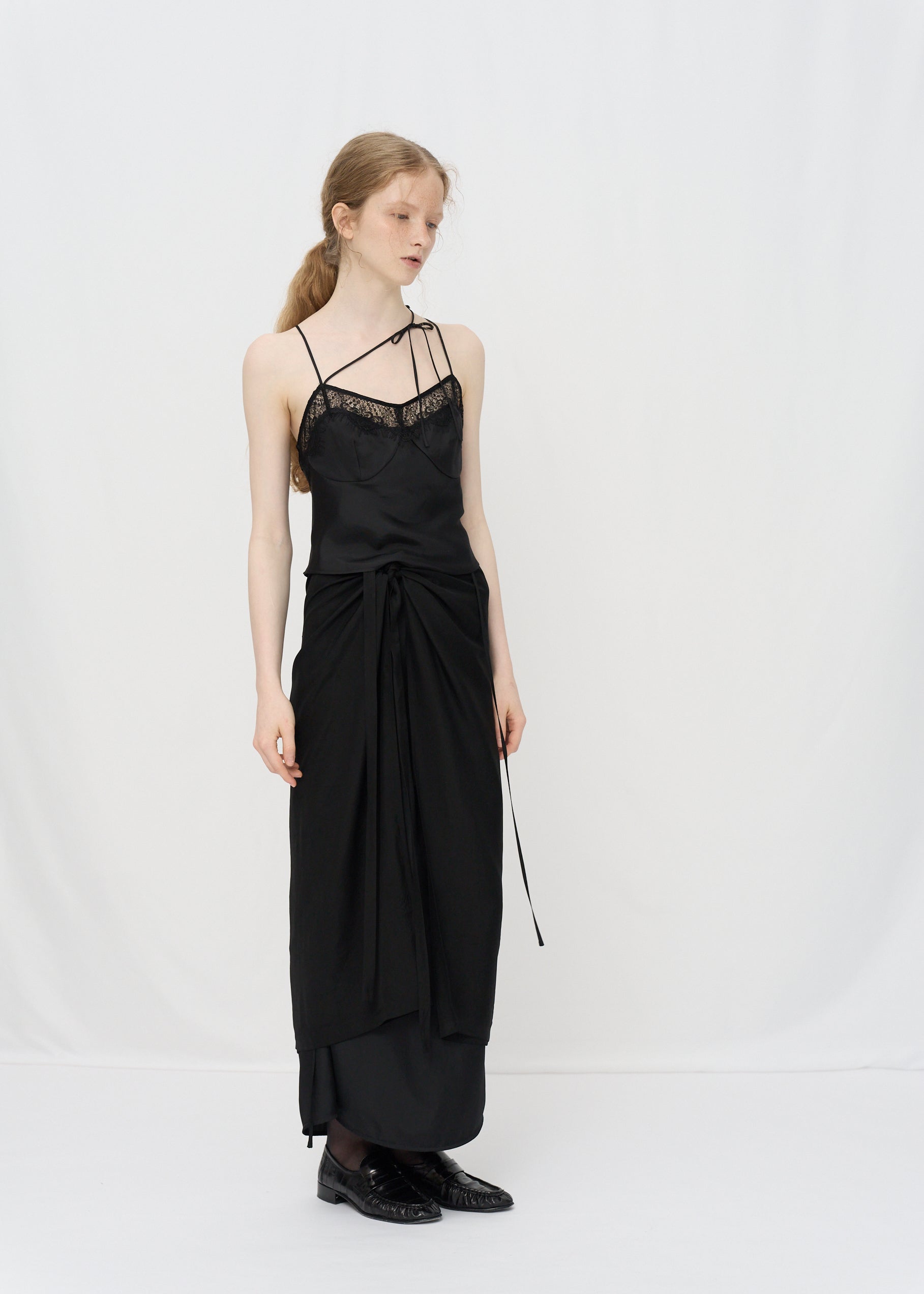 Acetate Wrap Skirt