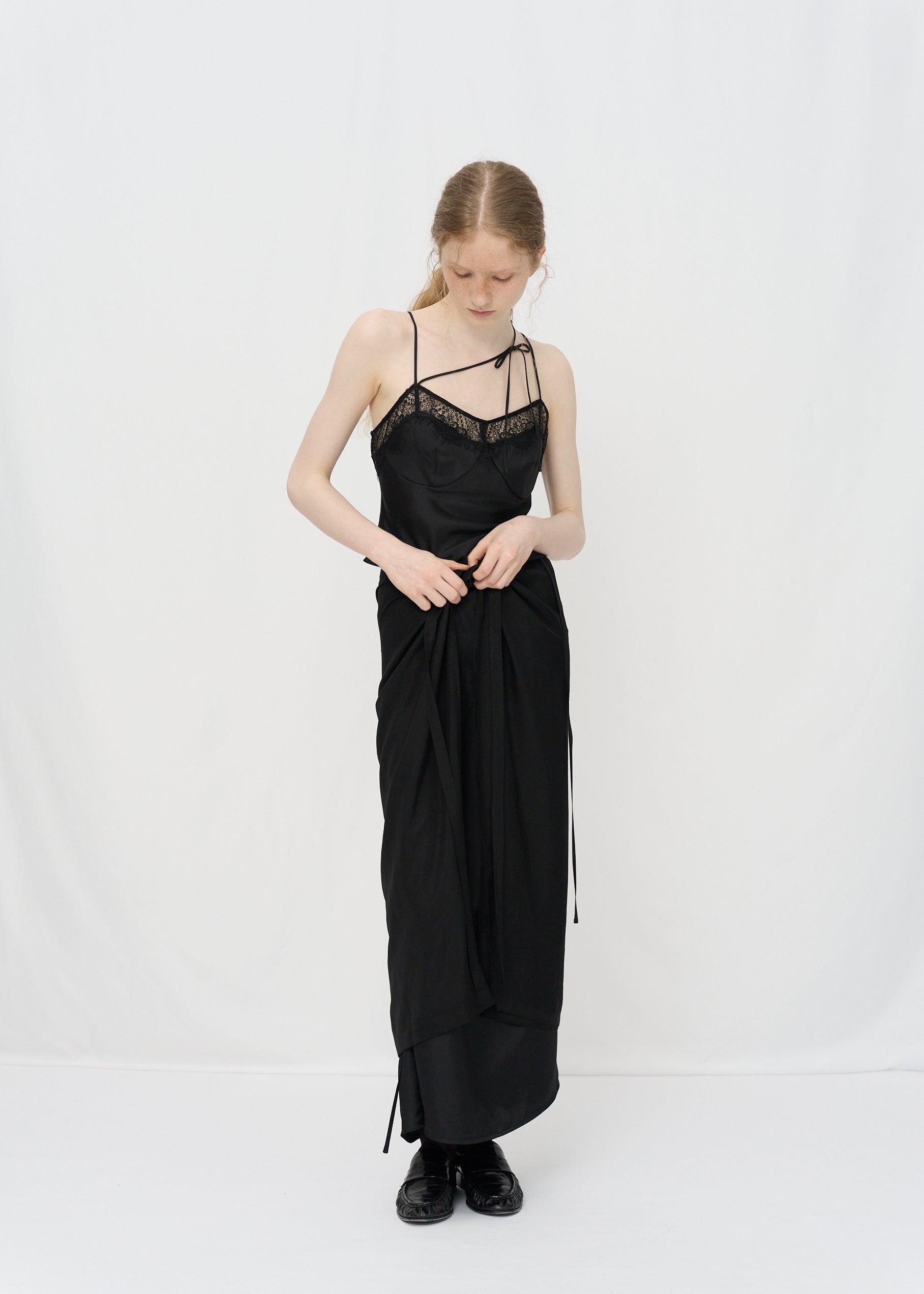 Acetate Wrap Skirt
