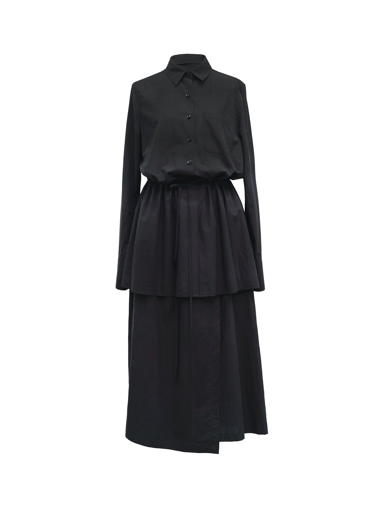 Layered Shirt Dress