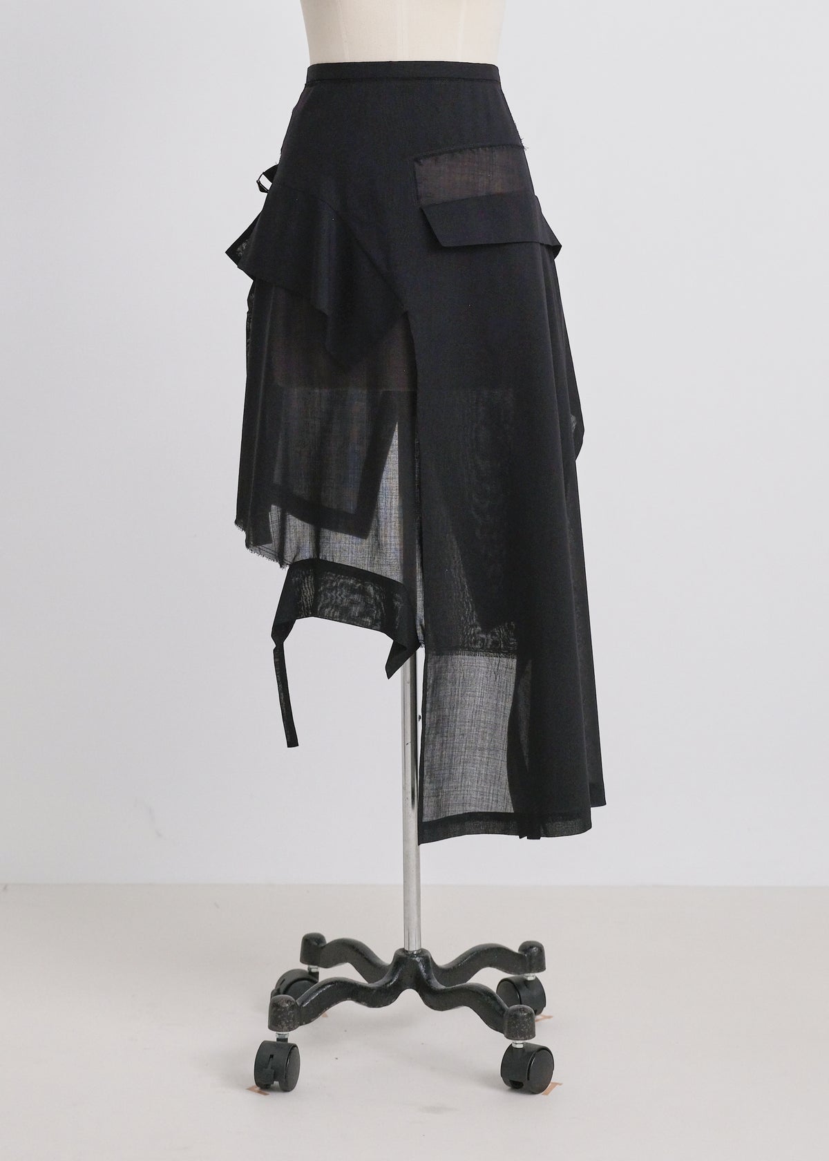 Asymmetric Draped Apron (Made-To-Order)
