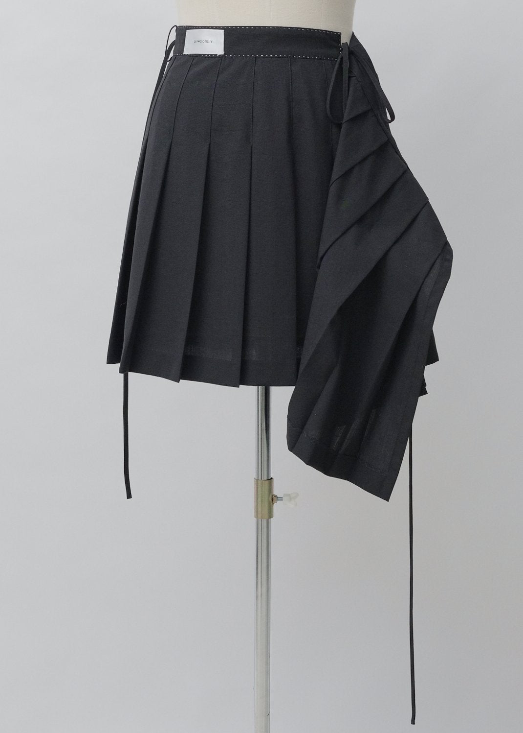 Pleated Warp Skirt