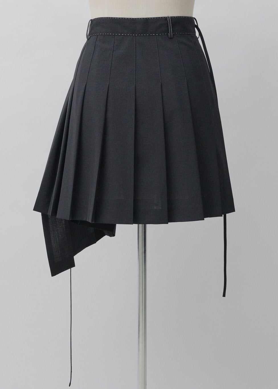 Pleated Warp Skirt