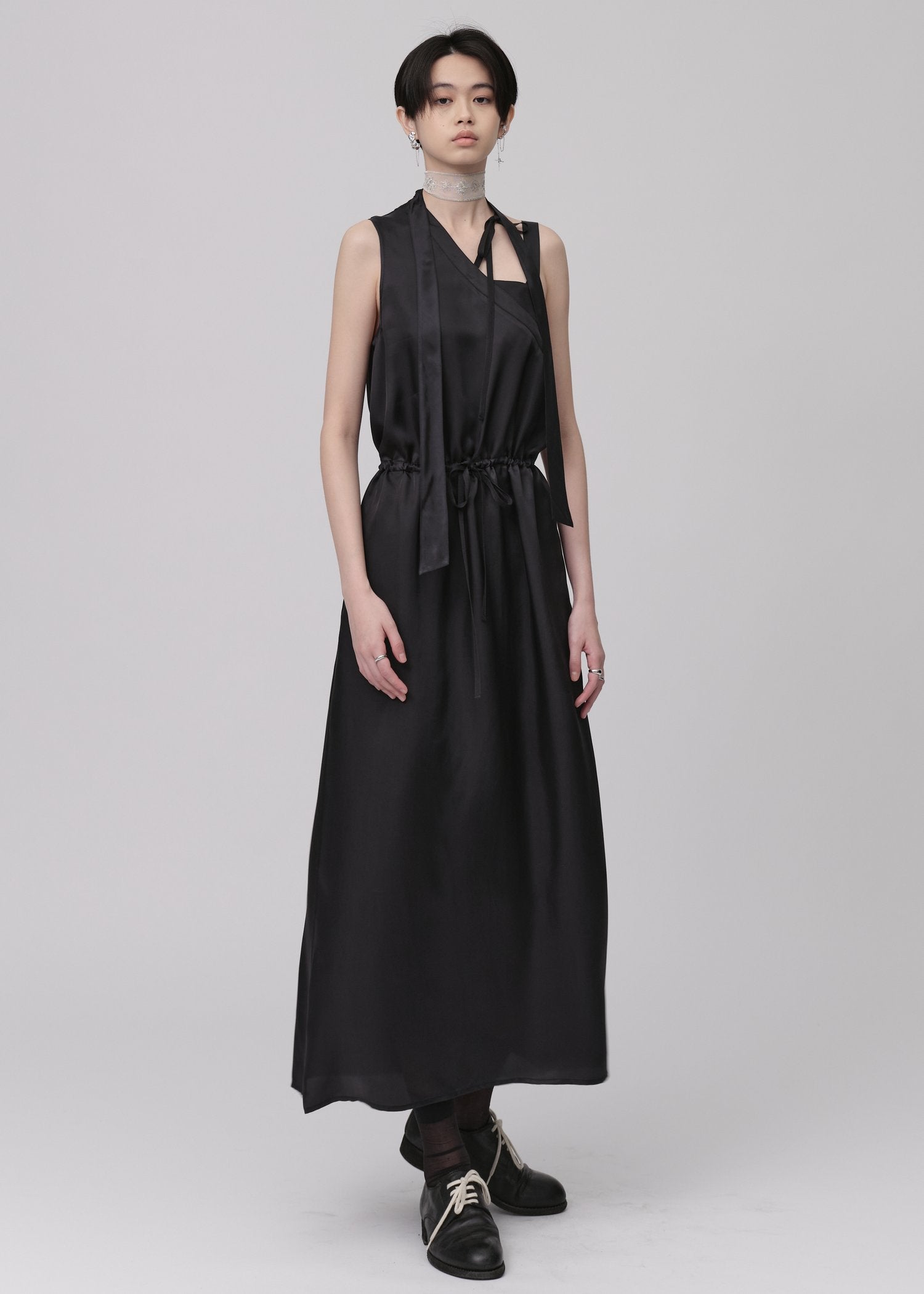 Tie Collar Dress