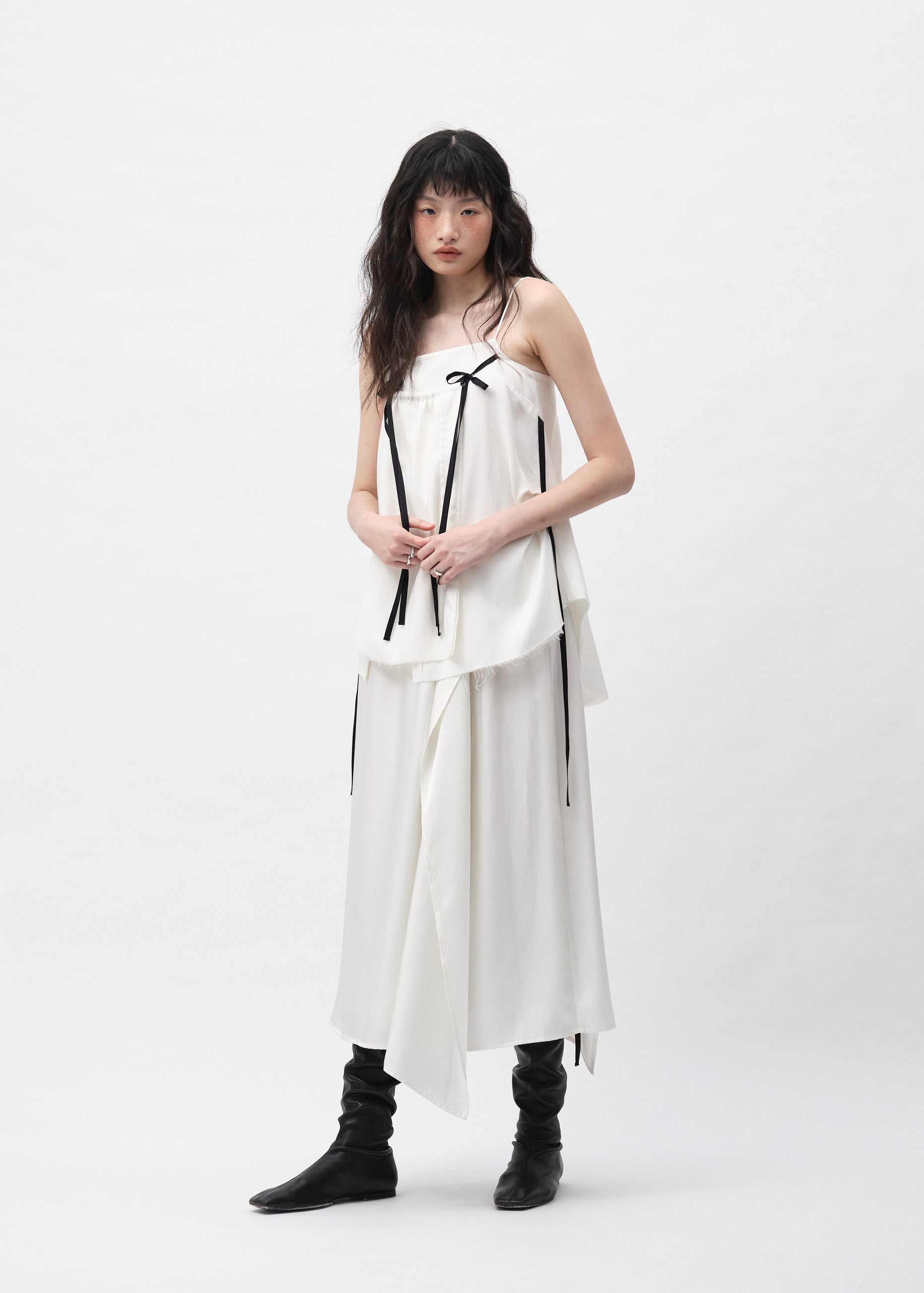 Side Pocket Gathering Skirt (Made-To-Order)