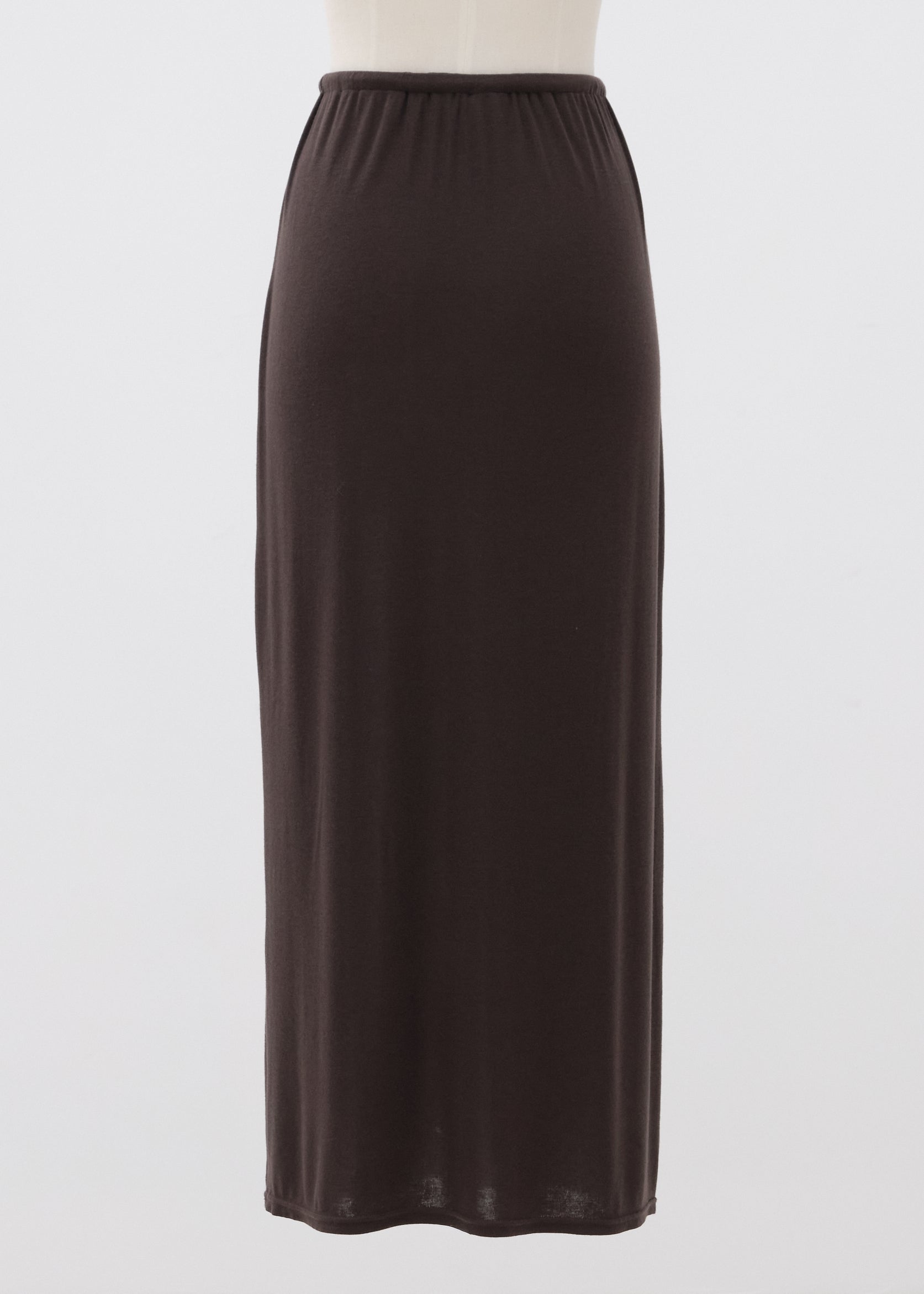 Lyocell-Wool Full-Length Skirt