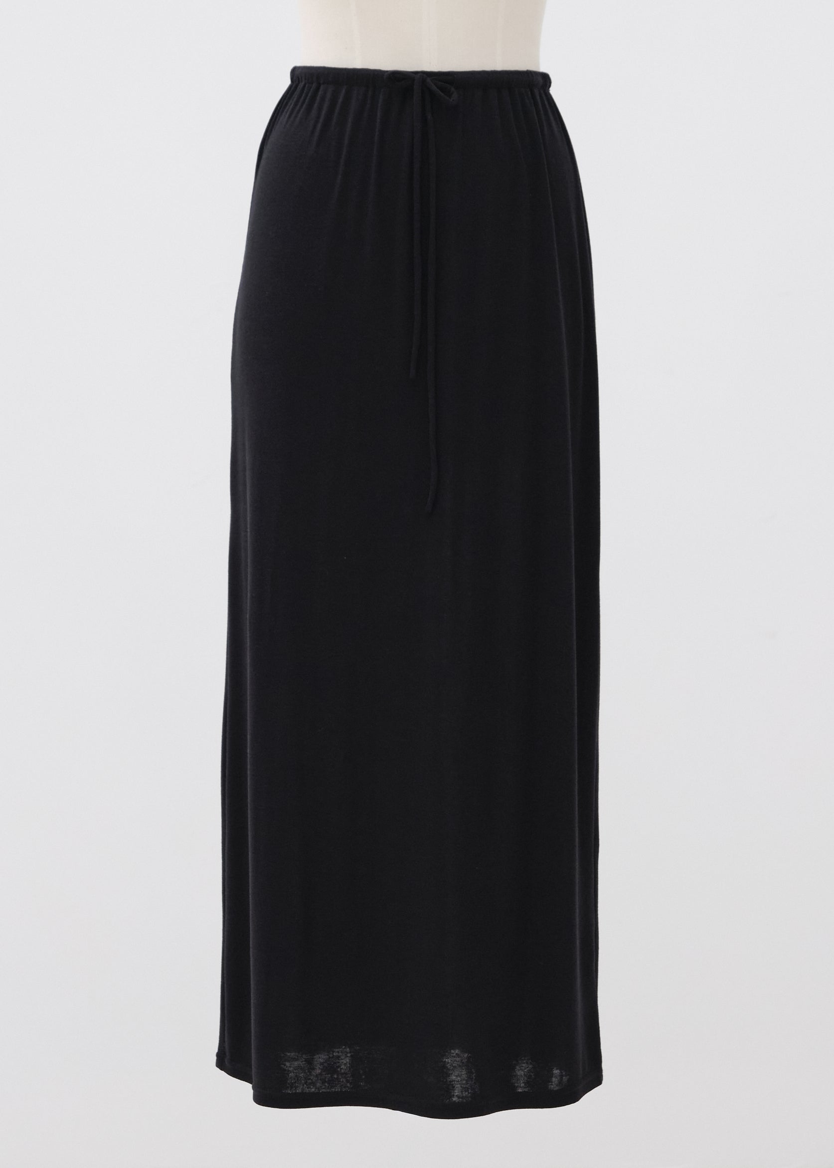 Lyocell-Wool Full-Length Skirt